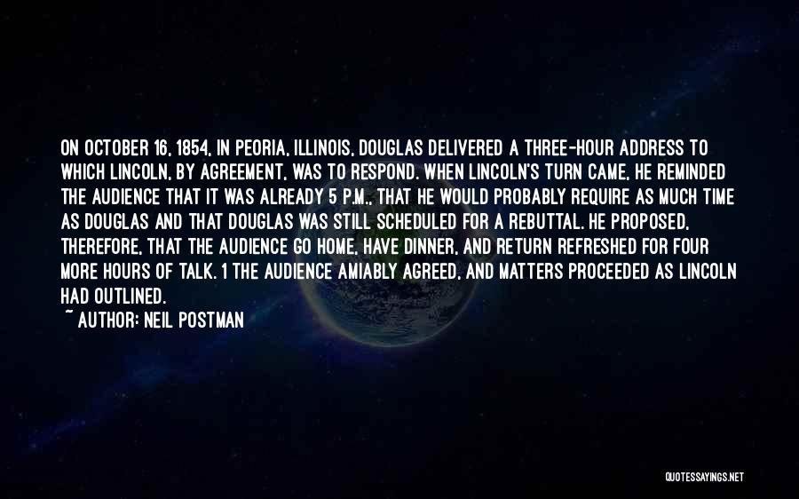Four Agreement Quotes By Neil Postman