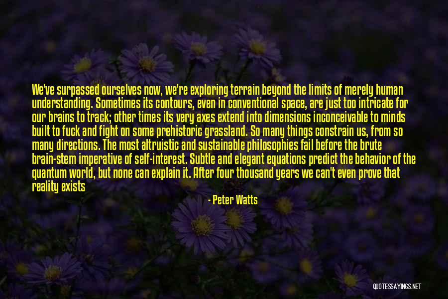 Four Directions Quotes By Peter Watts