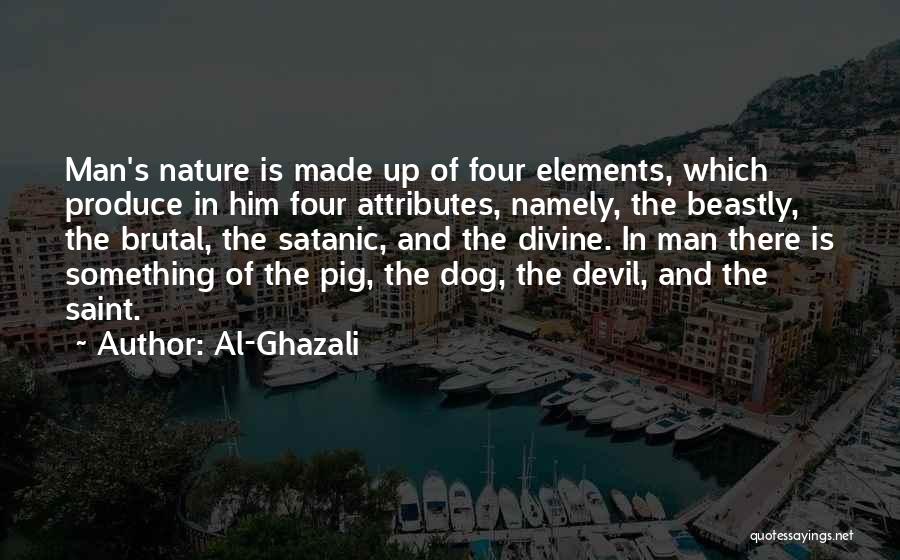 Four Elements Nature Quotes By Al-Ghazali