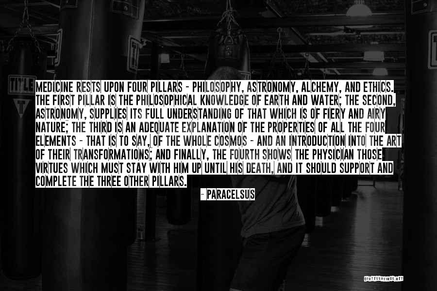 Four Elements Nature Quotes By Paracelsus Four Elements Nature Quotes By Paracelsus