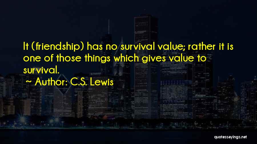 Four Friendship Quotes By C.S. Lewis