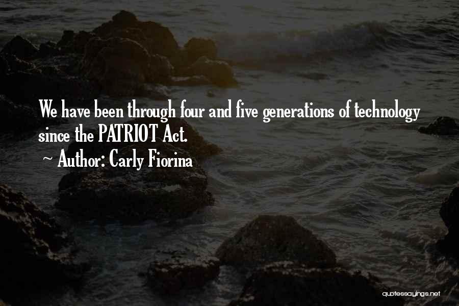 Four Generations Quotes By Carly Fiorina