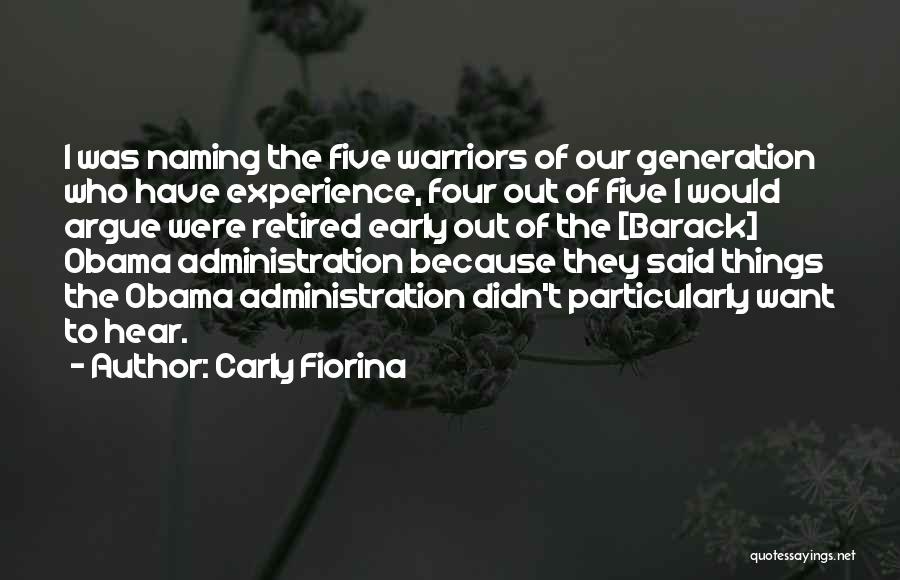 Four Generations Quotes By Carly Fiorina
