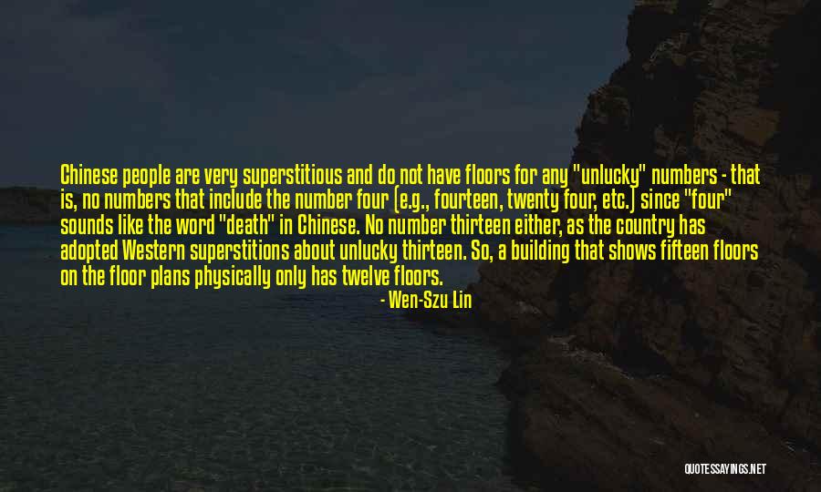 Four On The Floor Quotes By Wen-Szu Lin