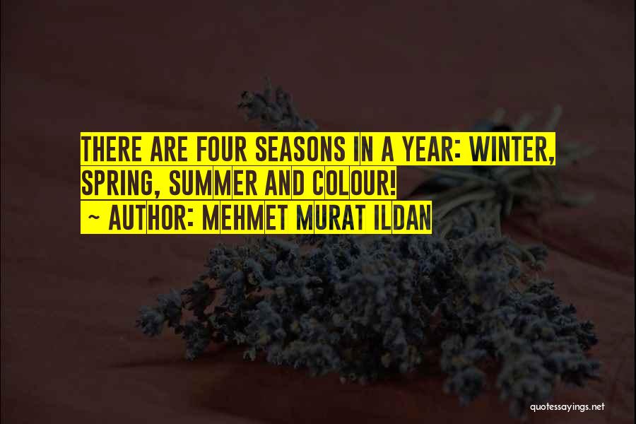 Four Seasons Of The Year Quotes By Mehmet Murat Ildan