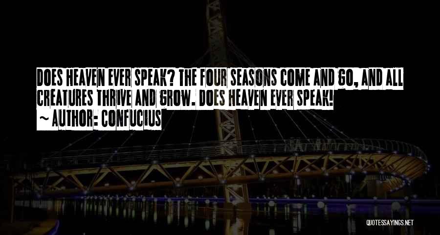 Four Seasons Quotes By Confucius