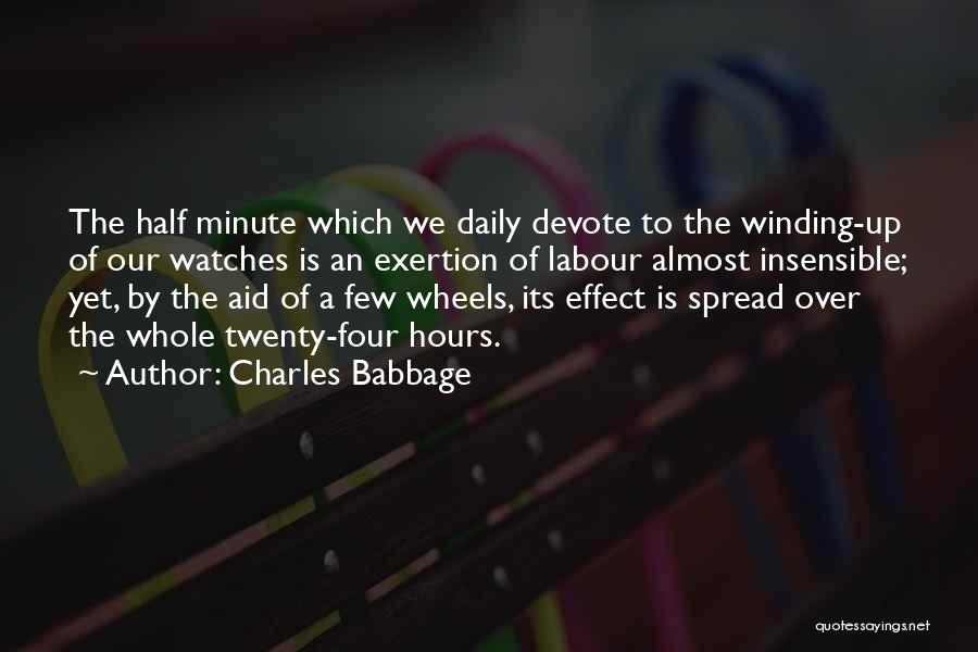 Four Wheels Quotes By Charles Babbage
