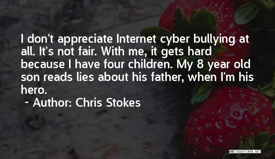 Four Year Old Quotes By Chris Stokes