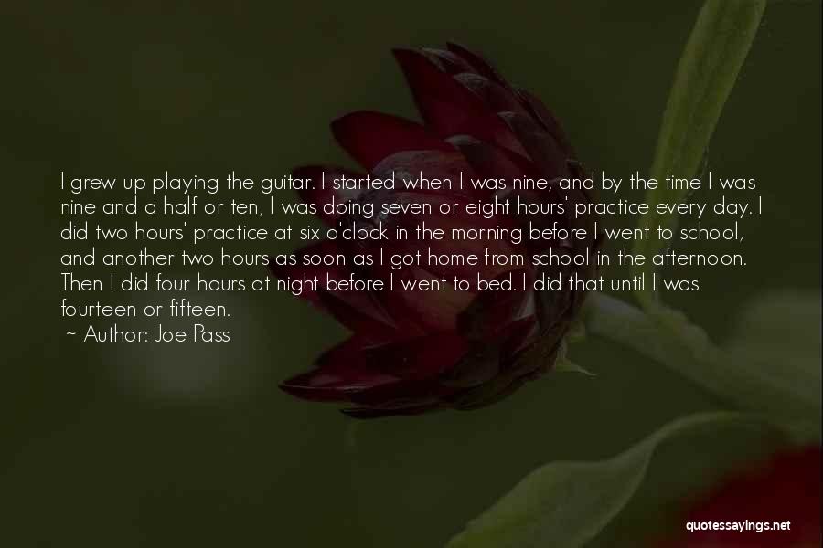 Fourteen Quotes By Joe Pass