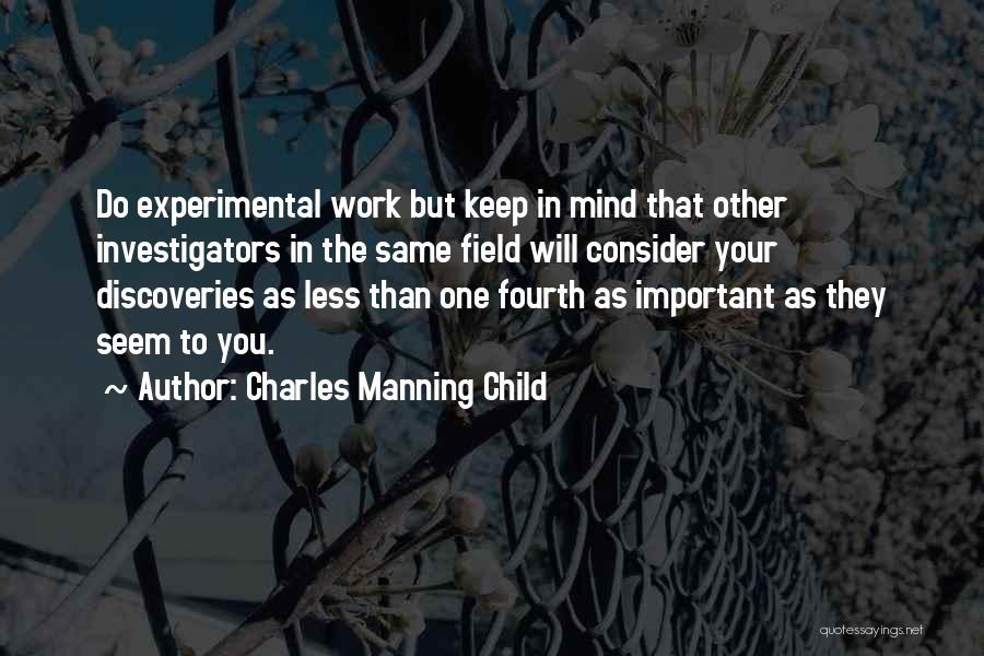 Fourth Child Quotes By Charles Manning Child