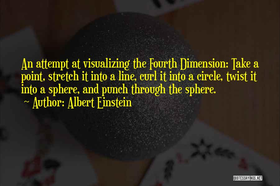 Fourth Dimension Quotes By Albert Einstein