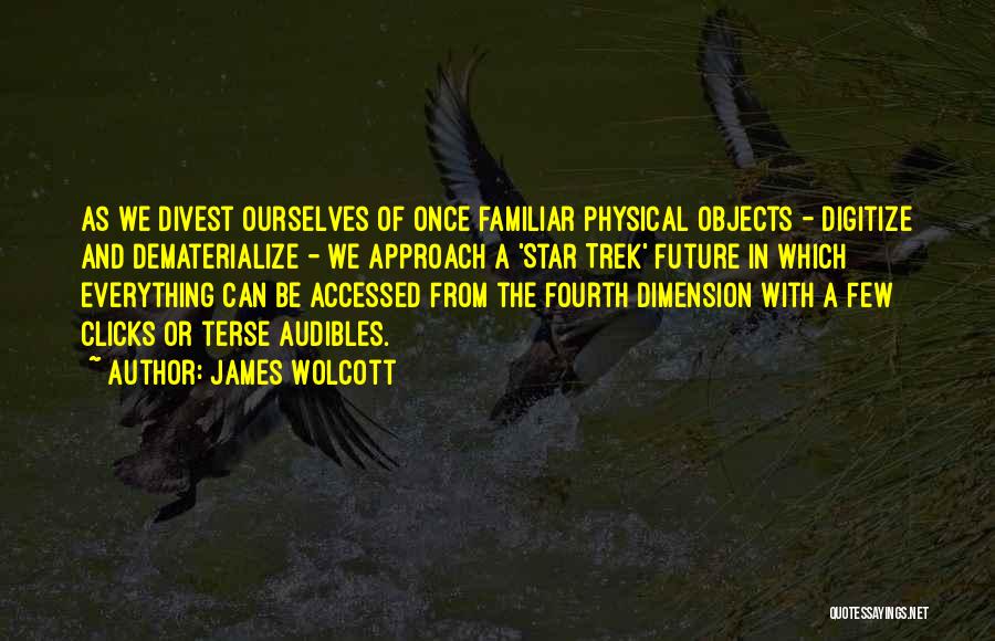 Fourth Dimension Quotes By James Wolcott