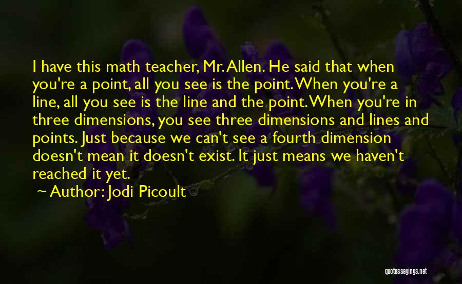 Fourth Dimension Quotes By Jodi Picoult