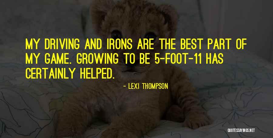 Fousseni Keita Quotes By Lexi Thompson Fousseni Keita Quotes By Lexi Thompson