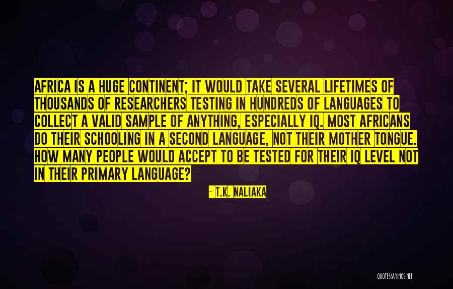 Foute Party Quotes By T.K. Naliaka Foute Party Quotes By T.K. Naliaka
