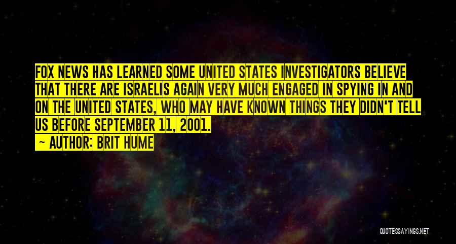 Fox News Quotes By Brit Hume Fox News Quotes By Brit Hume