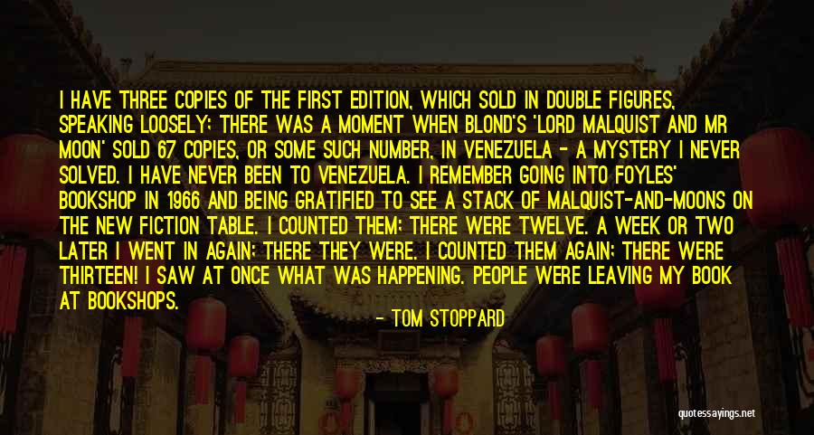 Foyles Quotes By Tom Stoppard
