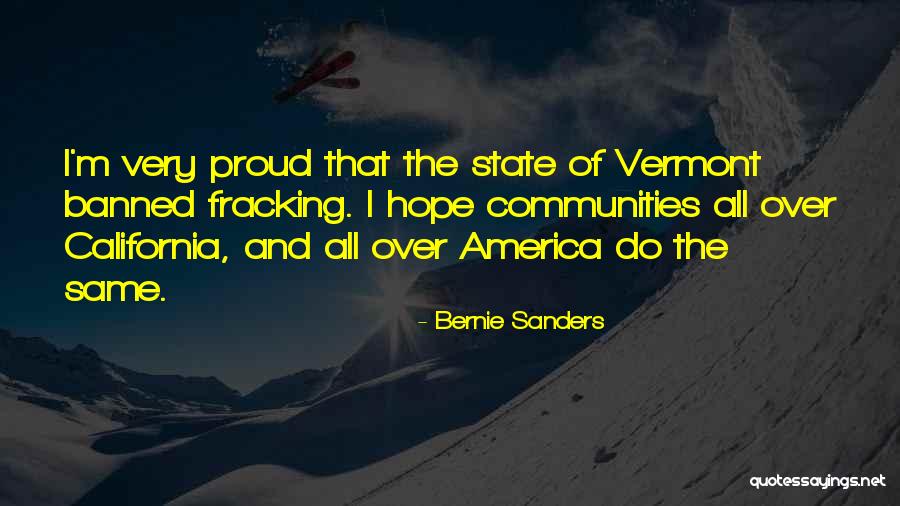 Fracking Quotes By Bernie Sanders