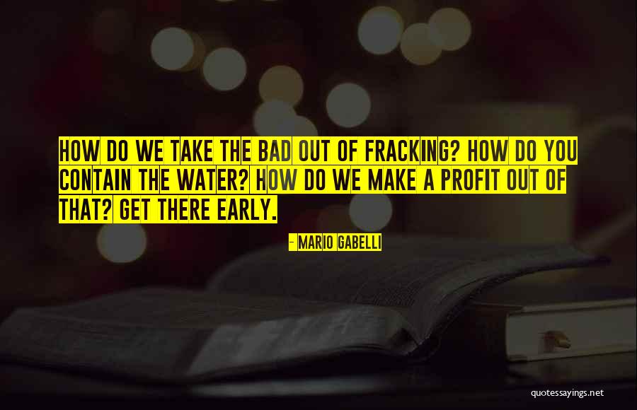 Fracking Quotes By Mario Gabelli