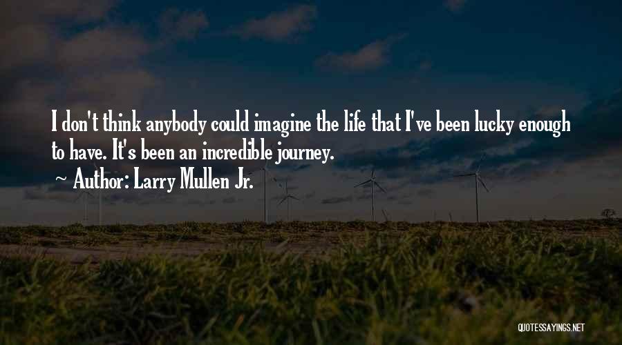 Fractionally Distilled Quotes By Larry Mullen Jr.