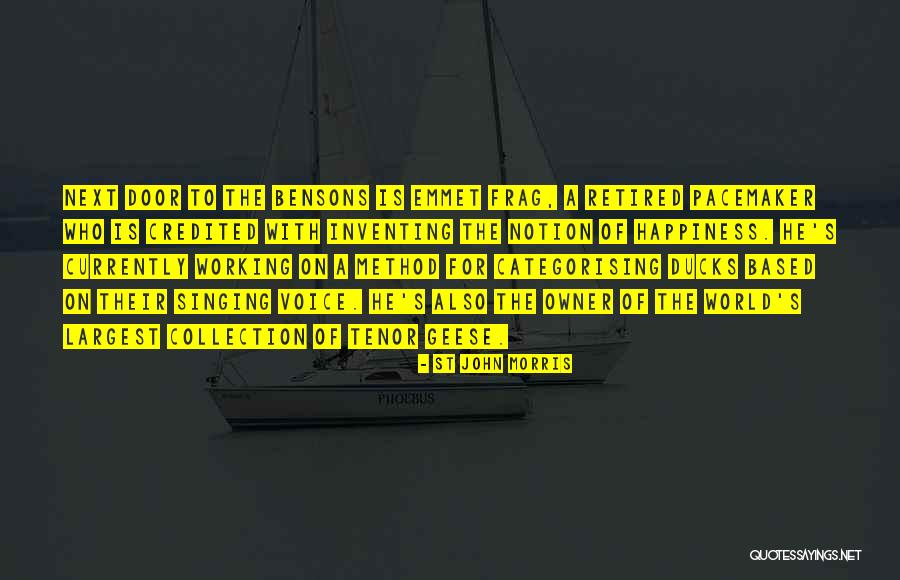 Frag Quotes By St John Morris Frag Quotes By St John Morris