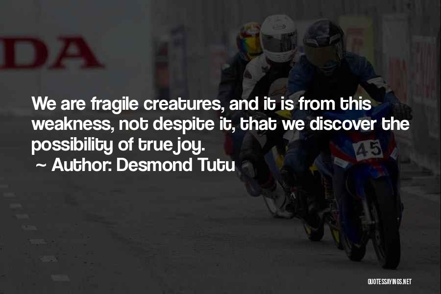 Fragility Of Life Quotes By Desmond Tutu