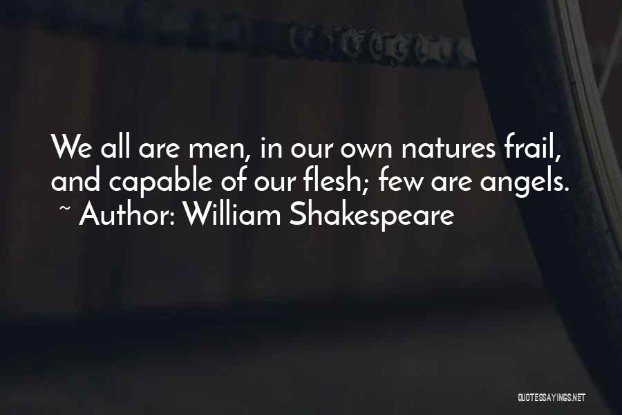 Frail Quotes By William Shakespeare