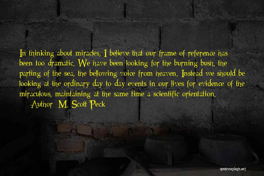 Frame Of Reference Quotes By M. Scott Peck