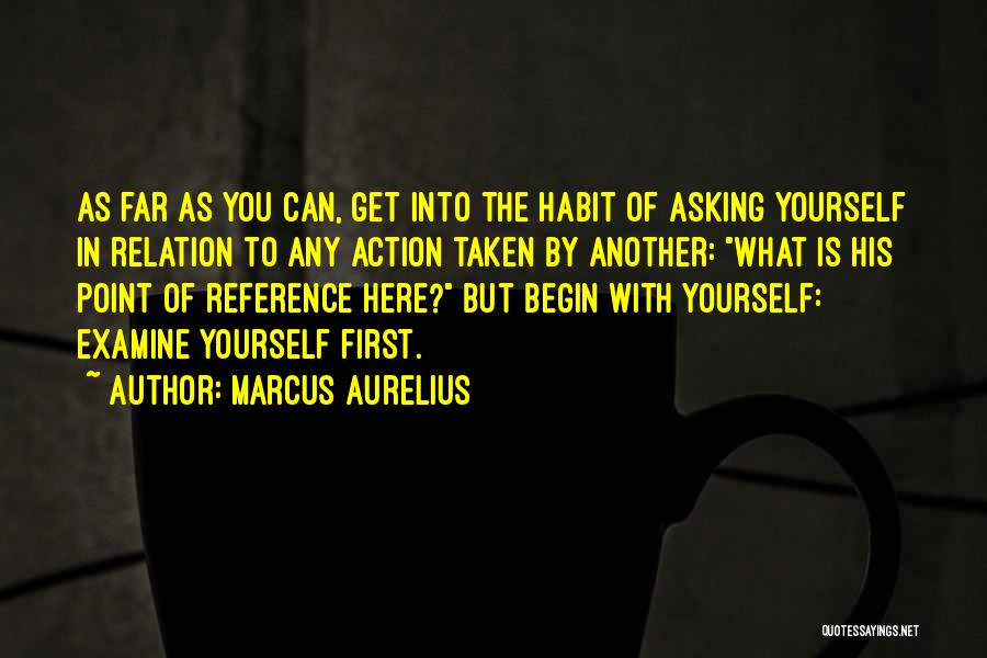 Frame Of Reference Quotes By Marcus Aurelius