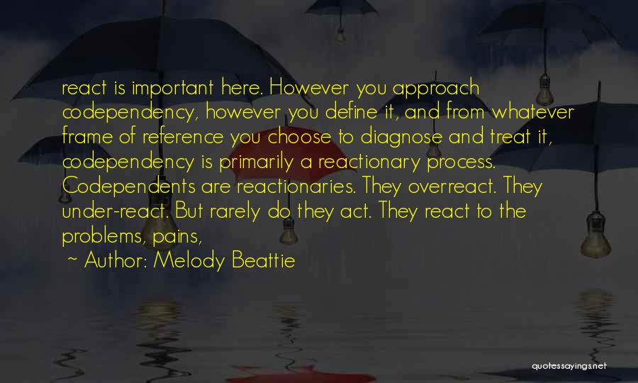 Frame Of Reference Quotes By Melody Beattie