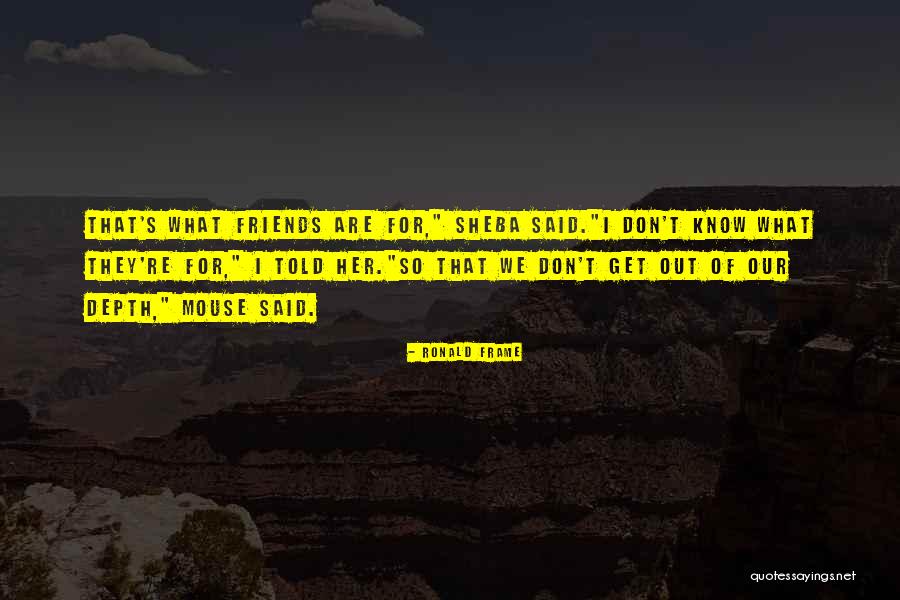 Frame What Quotes By Ronald Frame Frame What Quotes By Ronald Frame