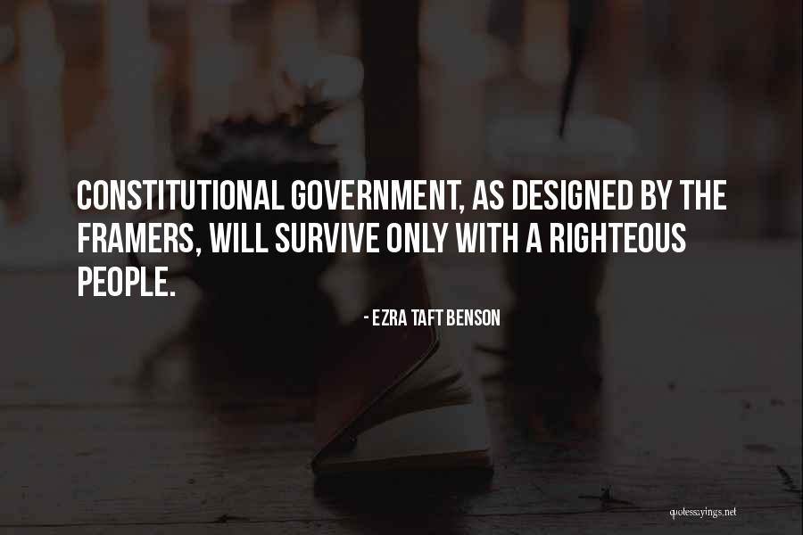 Framers Quotes By Ezra Taft Benson Framers Quotes By Ezra Taft Benson