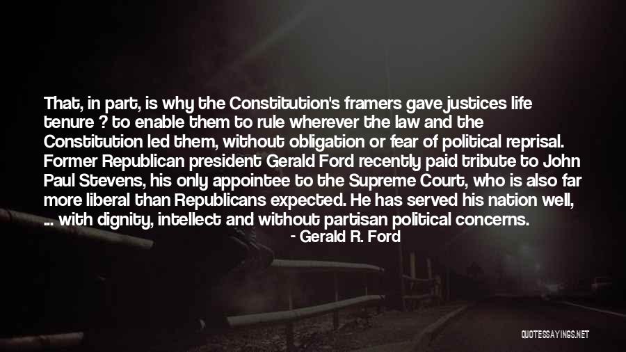 Framers Quotes By Gerald R. Ford Framers Quotes By Gerald R. Ford