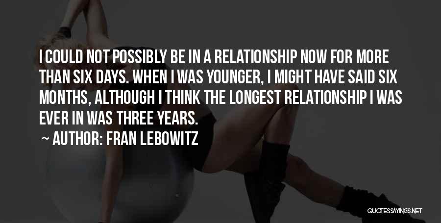 Fran Lebowitz Quotes 482692