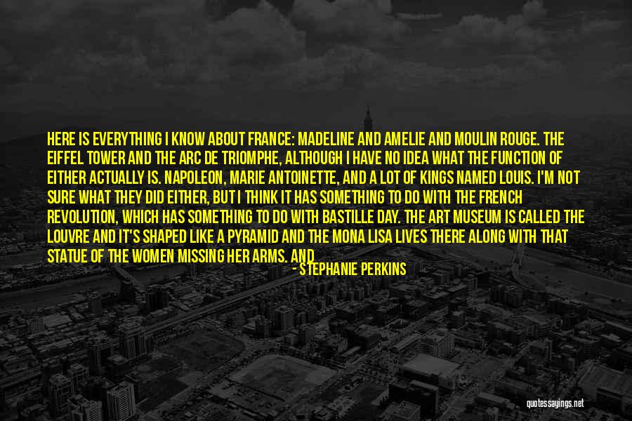 France And Food Quotes By Stephanie Perkins