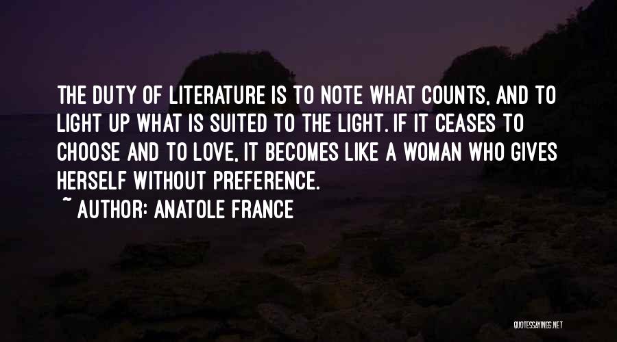 France And Love Quotes By Anatole France