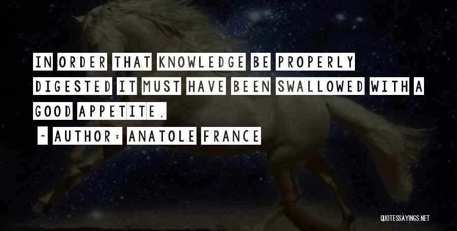 France Quotes By Anatole France