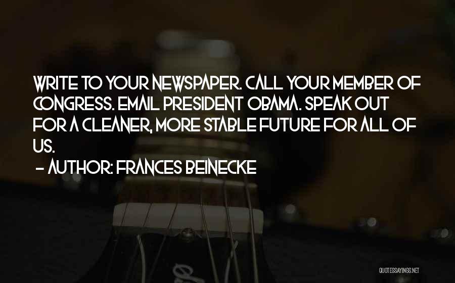 Frances Beinecke Quotes 1189520