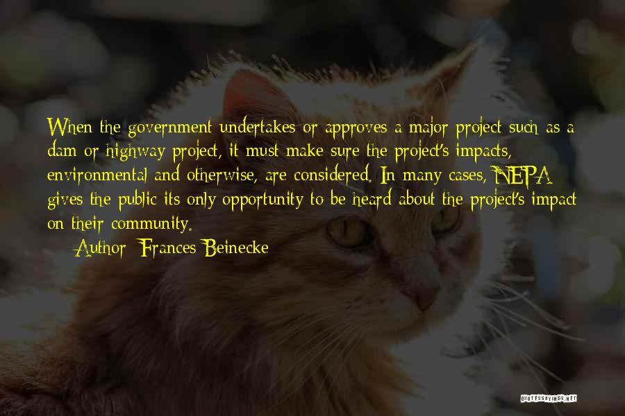 Frances Beinecke Quotes 469157