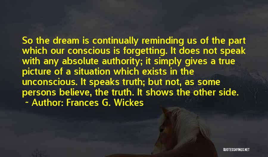 Frances G. Wickes Quotes 540600