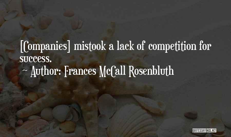 Frances McCall Rosenbluth Quotes 2261646