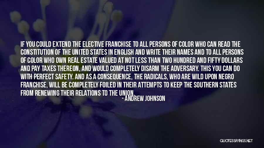 Franchise Quotes By Andrew Johnson Franchise Quotes By Andrew Johnson