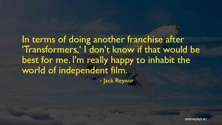 Franchise Quotes By Jack Reynor Franchise Quotes By Jack Reynor