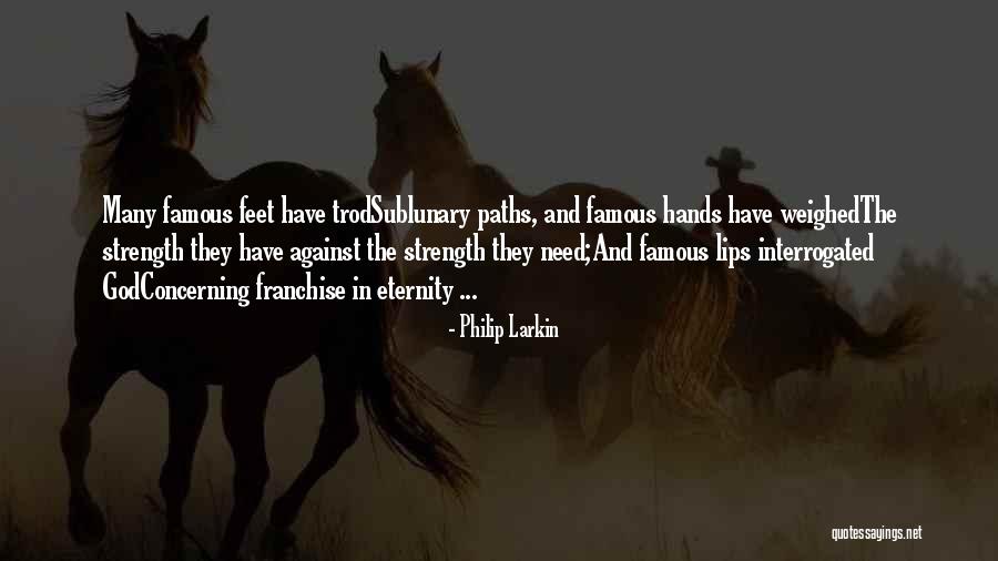 Franchise Quotes By Philip Larkin Franchise Quotes By Philip Larkin