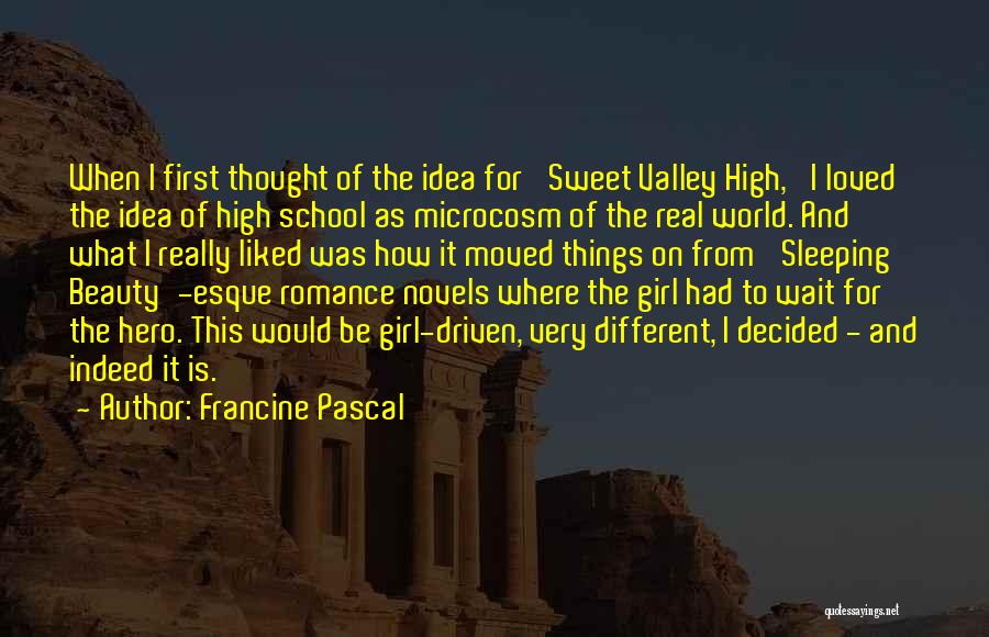 Francine Pascal Quotes 1235285