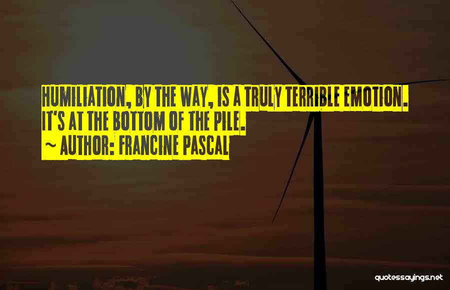 Francine Pascal Quotes 2171009