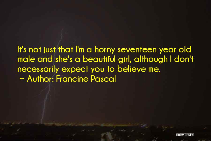Francine Pascal Quotes 357121