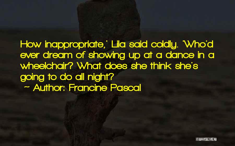 Francine Pascal Quotes 442535