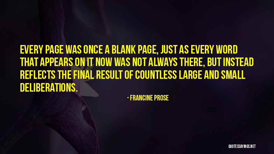 Francine Prose Quotes 1837134