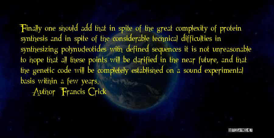 Francis Crick Dna Quotes By Francis Crick